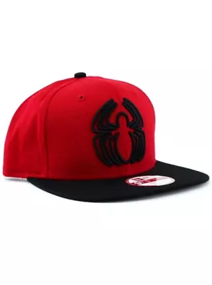 New Era Spider-Man 9fifty Original Fit Snapback Hat Adjustable Marvel Red NWT • $35.95