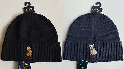 Polo Ralph Lauren Dog Cuff Beanie Hat-Golden Retriever French Bulldog • $42