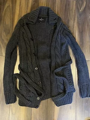 All Saints Cardigan Chunky Knit With Belt S/M • £10