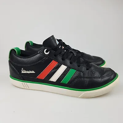 Men's / Youth ADIDAS 'Vespa PK' Sz 6 US Shoes Black Green Red | 3+ Extra 10% Off • $41.99