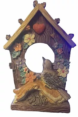 K's Collection Figurine Bird House Tea Light Candle Holder Collectible • $3.99