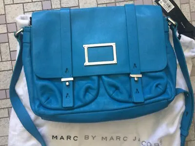 Marc By Marc Jacobs Electric Blue Werdie Unisex Leather Bag Brand New W/tags • $295.41