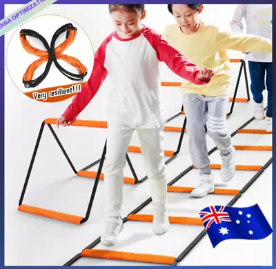 Agility Speed Ladder Sports Training Ladder Soccer 8/10/12 Rung Fitness Trainer- • $25.60