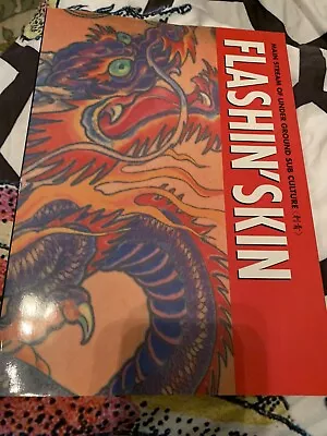 FLASHIN SKIN Japanese Tattoo Art Book Don Ed Hardy Horiyoshi III Horitoshi RARE • $120