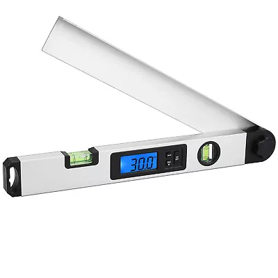 400 Mm Digital Protractor Inclinometer Angle Meter Magnetic Spirit Level Finder • £21.99