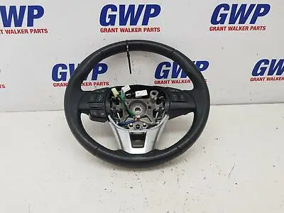 Mazda 3 Steering Wheel Black Leather Bm-bn 06/13-02/19   • $150