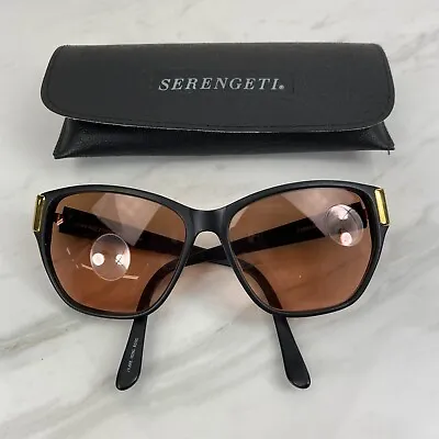VTG Serengeti Drivers 6253R Gradient Rose Black Sunglasses W/ Case Corning Optic • $159.95