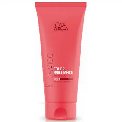 £11.88 • Buy Wella INVIGO Color Brilliance Vibrant Color Conditioner For Coarse Hair 200ml