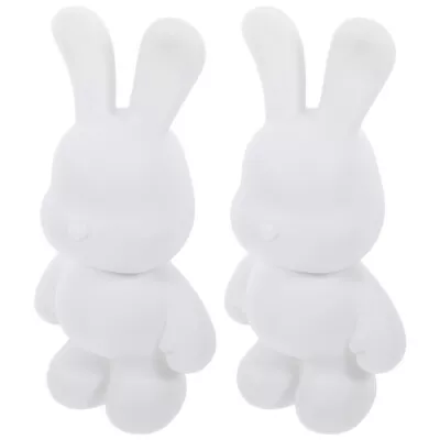 Zerodeko 2pcs Paint Your Own Bunny Money Bank For Kids • £16.69