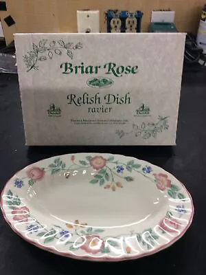 $15 • Buy Briar Rose By Churchill Relish Dish New In Box