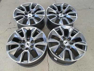 20  Chevy Gmc 1500  Silverado Factory Wheels Rims  1500 Set 4 2023 Charcoal Rst • $799.95