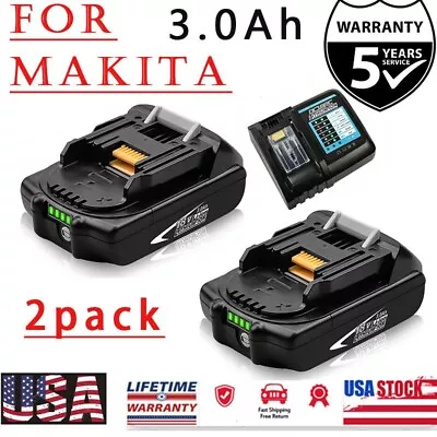 Replacement For Makita 18V 3.0Ah  Lithium Ion Battery Or Charger BL1815 BL1820 • $18.59