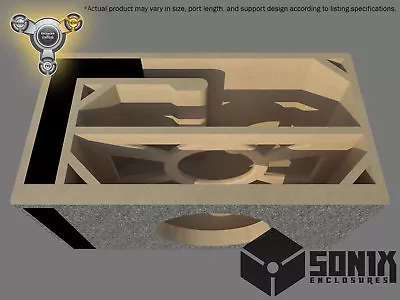 Stage 3 - Ported Subwoofer Mdf Enclosure For Re Audio Xxx V2 12 Sub Box • $325