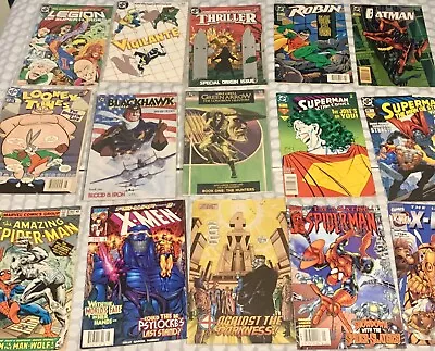 15 Vintage DC & Marvel Comics Batman Robin Superman Spider-Man Green Arrow X-Men • $24.99