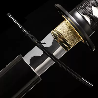 Musashi 1095 Steel Katana Sharp Japanese Samurai Practical Sword Battle Ready • $89.99