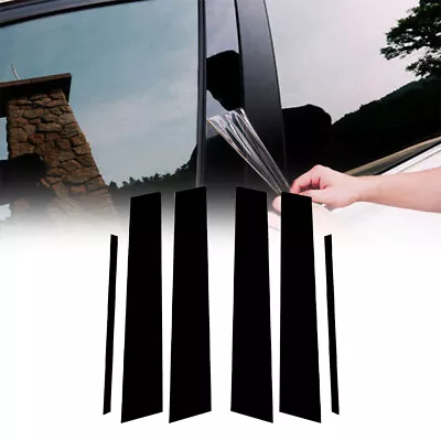 6pcs Gloss Window Door Black Pillar Post Trim Cover For TOYOTA CAMRY 2012- 2017 • $15.99