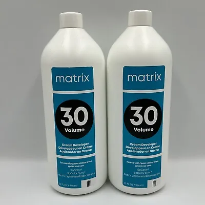 *TWO PACK* Matrix 30 Volume  Cream Developer 32 Oz • $29.99