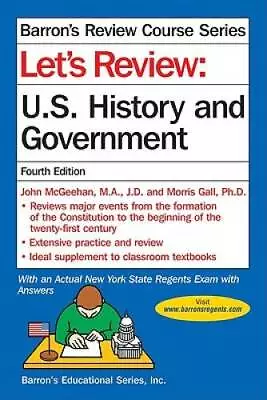 Lets Review US History And Government (Barrons Lets Review) - GOOD • $4.82