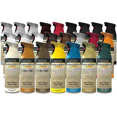 £13.20 • Buy Rust-Oleum Universal All Surface Spray Paint Wood Metal Concrete Brick Plastic 