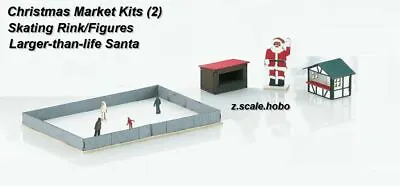 Marklin Z Christmas Building Kits Ice Skating Rink Santa Market Stalls *NEWinUSA • $12.88