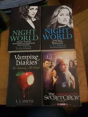 L J Smith Book Bundle - The Awakening - Huntress - Secret Vampire - The Struggle • £7.25