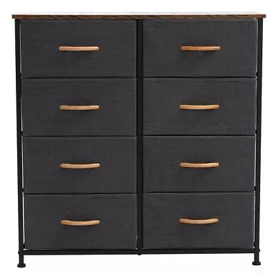 $60.99 • Buy Chests Of Drawers 4-Tier Dresser Storage Unit With 8 Fabric Drawers Furniture