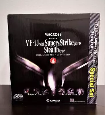 YAMATO Macross VF-1J Stealth Type Perfect Transform 1/48 Robotech Valkyrie Figur • $397.50