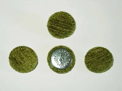 MULTI GREEN VELVET BUTTONS 23mm & 19mm UPHOLSTERY- CRAFT-SOFT FURNISHINGT B97 • £2.85