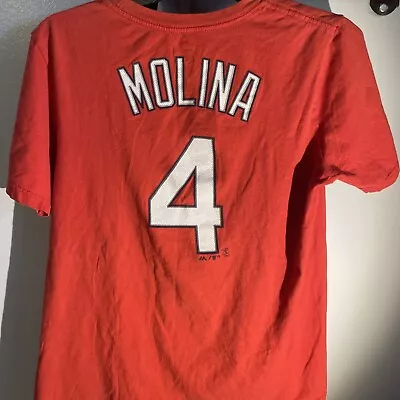 St. Louis Cardinals Yadier Molina Jersey T-Shirt Youth XL (18) • $14.79