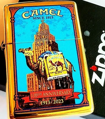 Zippo CAMEL 110th Anniversary CZ 1039 LIMITED EDITION HP BRASS Only 110 Made • £124.38