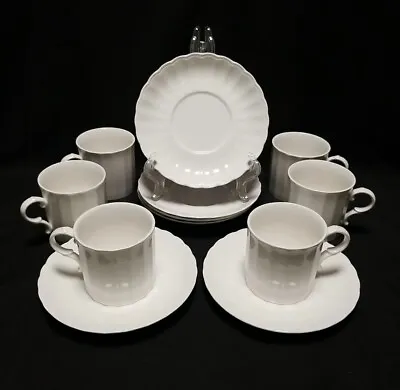 Mikasa Maxima Yardley Super Strong Fine China Cup & Saucer Set For 6  • $48.89