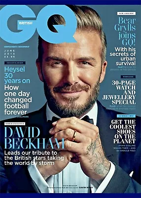 David Beckham GQ Mag Cover POSTER • £10.99