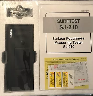 Mitutoyo Surftest SJ-210 4mN  178-565-02A  Surface Roughness Tester New • $1798