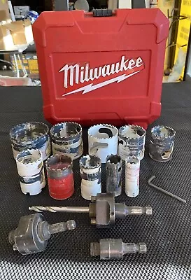 Milwaukee 49-22-4025 General Purpose Hole Dozer Hole Saw Kit - 13pc USED • $32.99