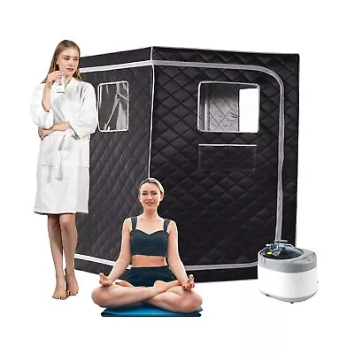 Smartmak Full Size Steam Sauna One Or Two Person Whole Body Large Space Home... • $307.36