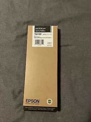 Genuine Epson T6148 Matte Black Ink 4400 4800 4450 4880 4880C  [07.2010] • $29.95