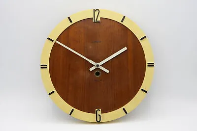 Majak Wooden Wall Cabins Clock With Key Soviet Round Interior Clocks Shelf USSR • $65