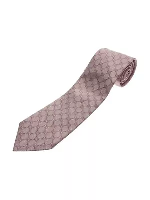 GUCCI Tie Silk Pink All Over Men's • $99.13