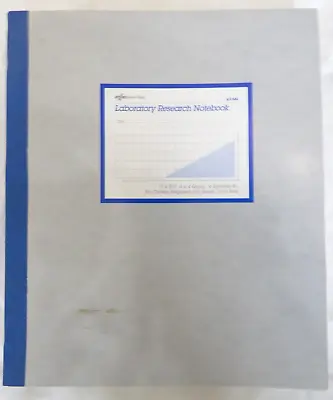 National Duplicate Lab Notebook Quadrille Rule 9 1/4 X 11  White/Blue 100 Sets • $12