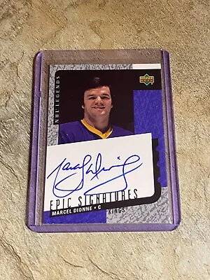 2000 UD NHL Legends Epic Signatures Marcel Dionne On Card Auto (Kings) • $22.99