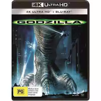 GODZILLA (1998) New 4K UHD + Blu-Ray MATTHEW BRODERICK *** • $22.90