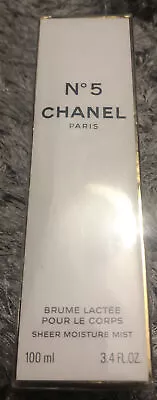 BEYOND RARE Exclusive HUGE 100ml CHANEL No 5 SHEER MOISTURE MIST Authentic New • £150