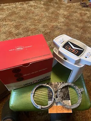 VEG-O-MATIC Food Preparer Chopper Blades 1969 Vintage + Original Box & Papers • $28