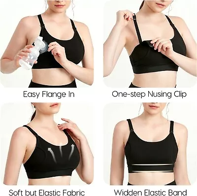 Hands Free Nursing Bra Lupantte  Medium ($49.99 MSRP) (No Over Shoulder Straps) • $19.99