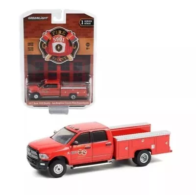 Greenlight 1:64 Scale 2017 Ram 3500 Dually Los Angeles Fire Department  67010 E • $5.50