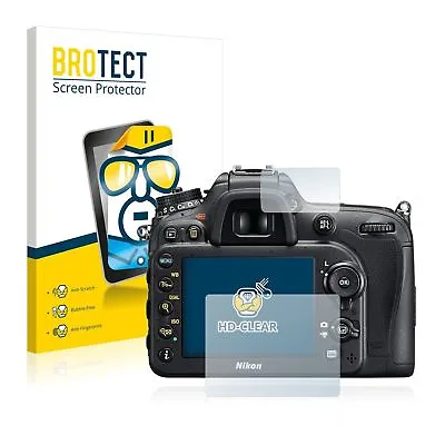 Nikon D7200 DSLR Camera  2x  BROTECT® HD-Clear Screen Protector Hard-coated • $30.39