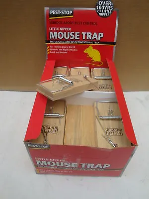 £37.80 • Buy Box X 30 Little Nipper Wooden Mouse Traps