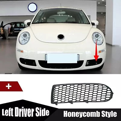 Left Front Bumper Lower Grill No Hole Fog Light Grille For 2006-2010 VW Beetle • $26.99