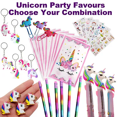 Unicorn Party Favours | Bulk Party Supplies | Loot Bags Pens Rainbow Pencils  • $5.39