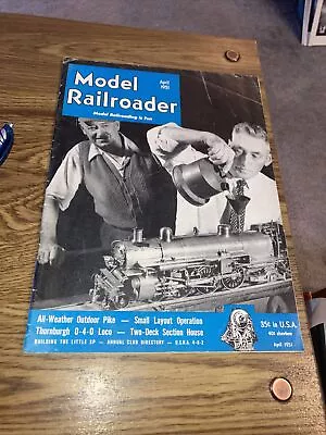 Model Railroader Magazine - 1951 APRIL • $4.44